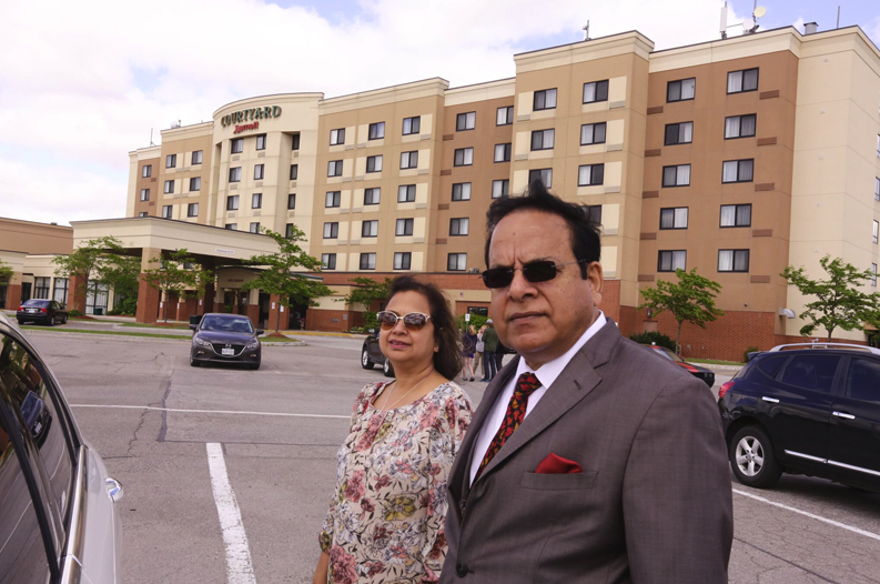 Jalandhar-born Kuldeep Sharma With Wife