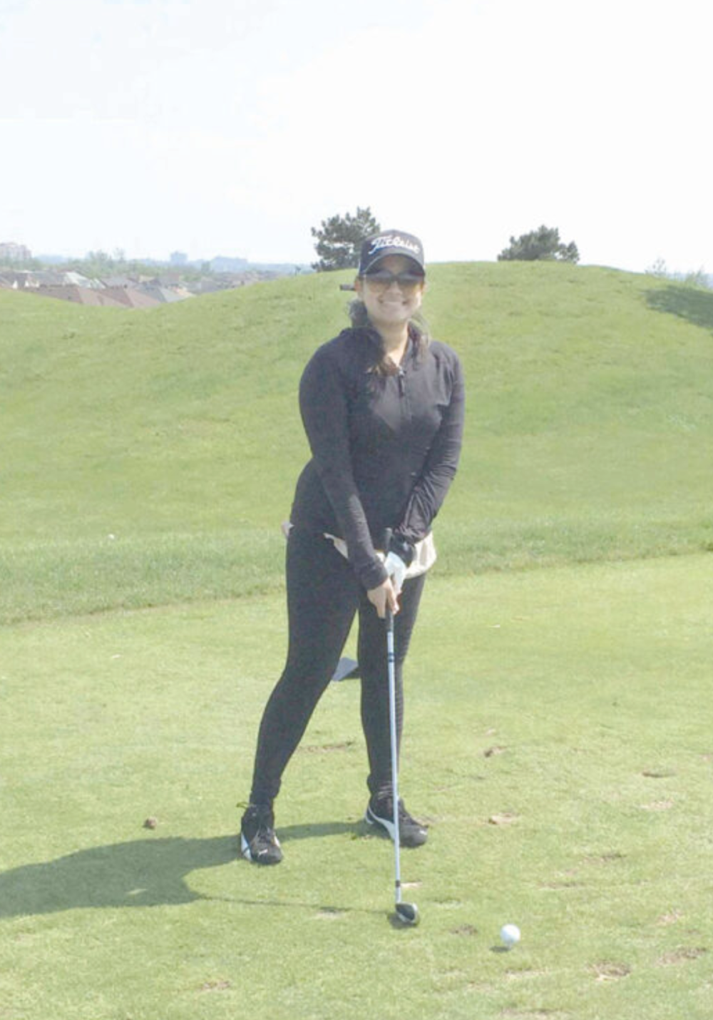 Shivani Sharma Gupta Golfing